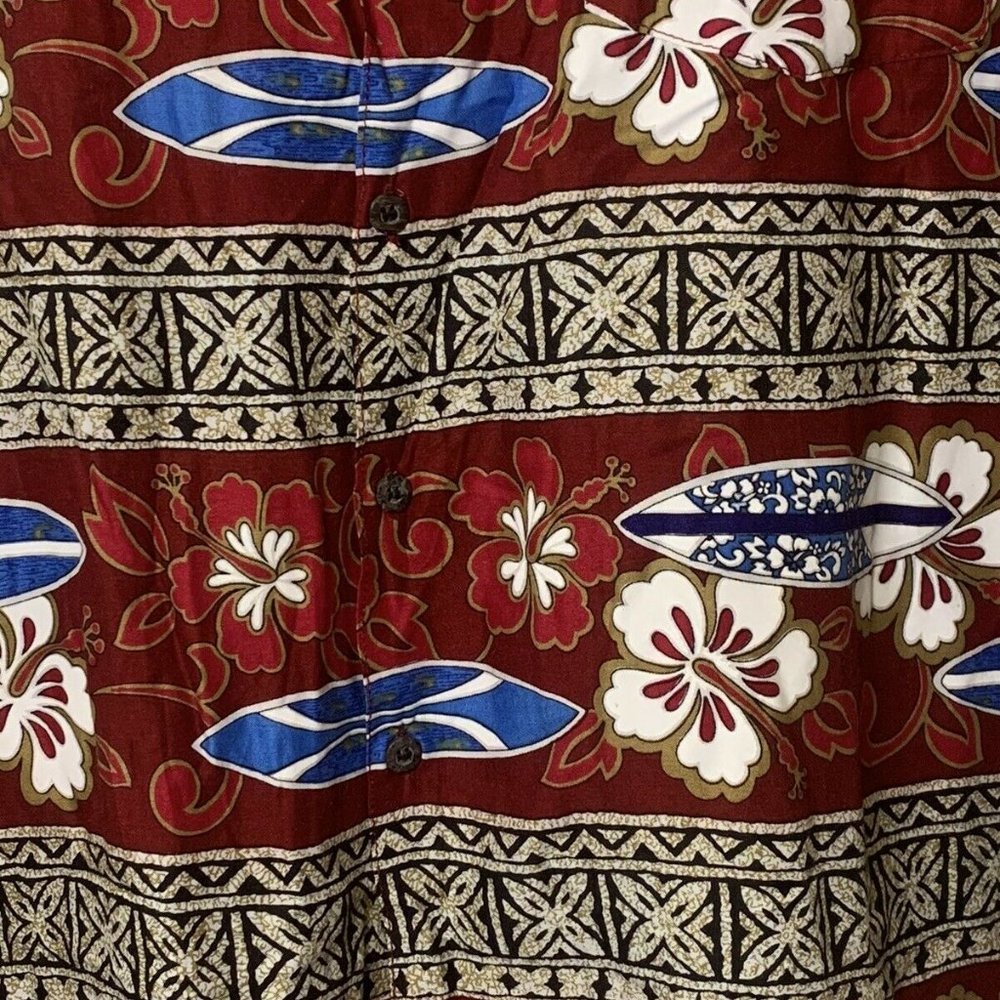 XL Vtg Jammin Shirts Brand Mens Button Up Hawaiian - Picture 4 of 12
